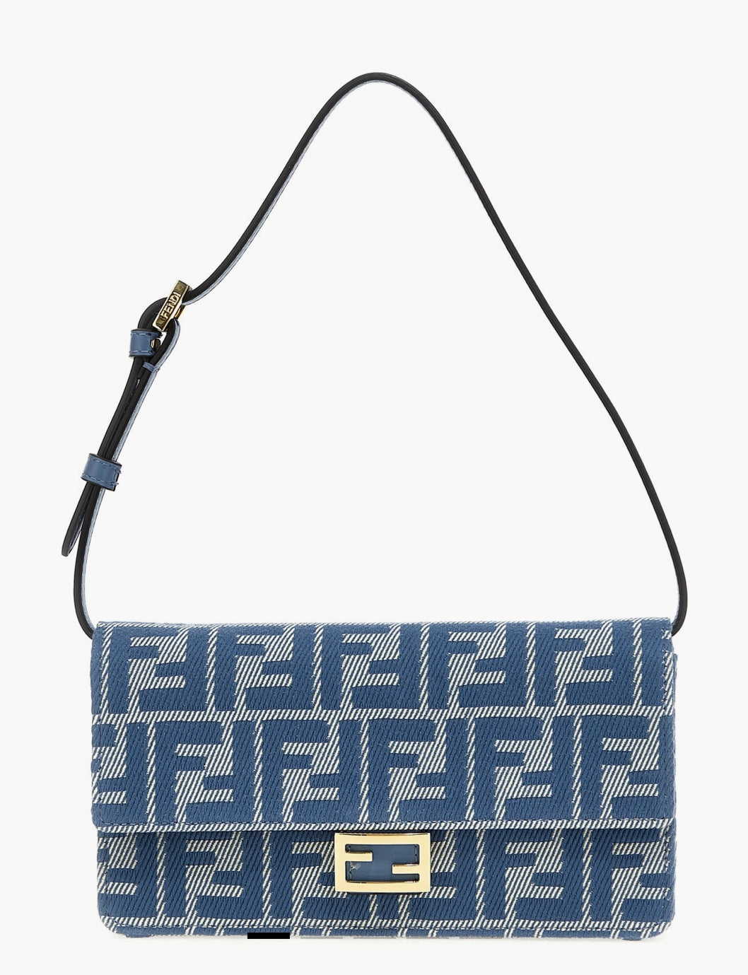 Fendi ff wallet on chain/ strap baby blue