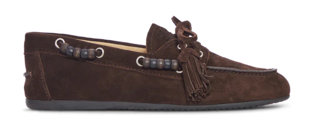 Miu miu tassel loafers brown 39