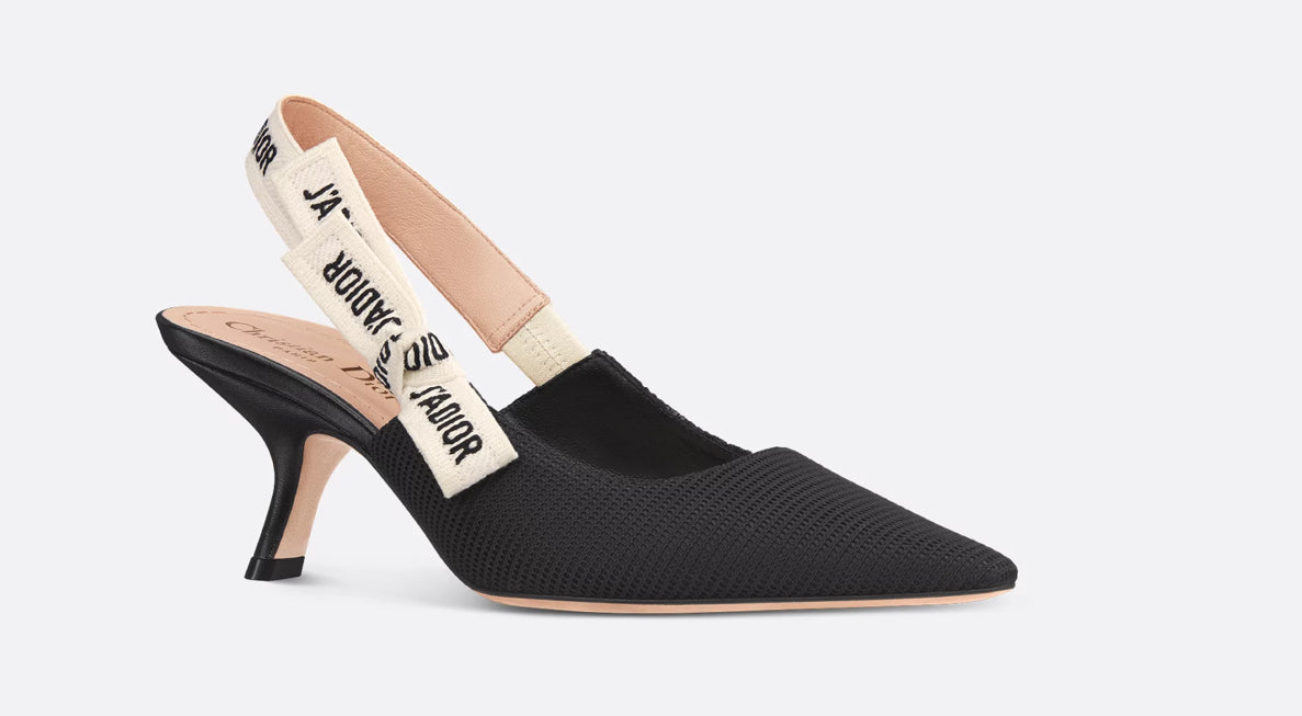 J'Adior Slingback Pump
Black Technical Fabric dust bag only