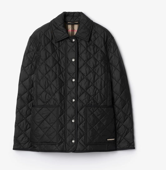 Burberry quilted jacket Large