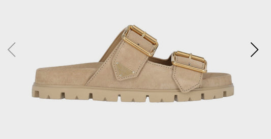 Prada suede slides dad style 41 nwb