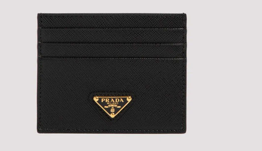 Prada card holder black