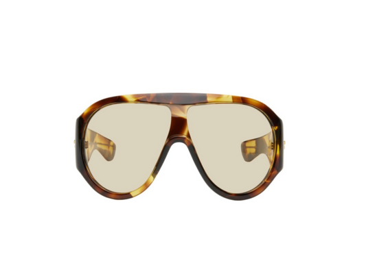 Bv shield sunglasses brown