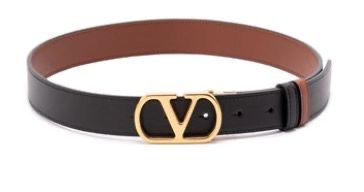 2 Valentino reversible belt brown/ black & beige / black 3cm 80&85