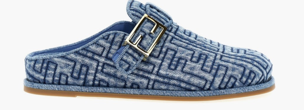 Fendi denim sabot 38&40