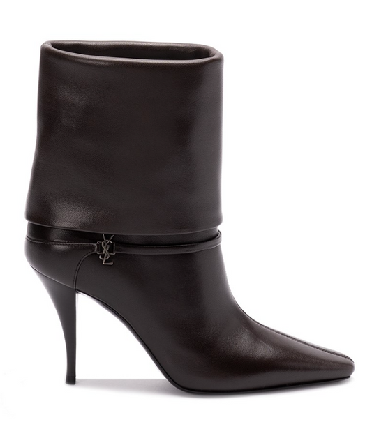 Saint laurent ricky boots brown