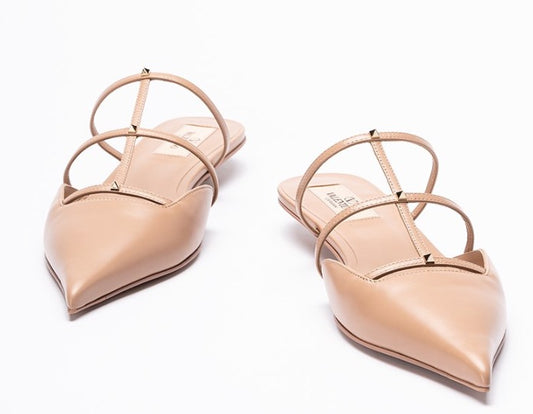 Valentino Rockstud wispy mules