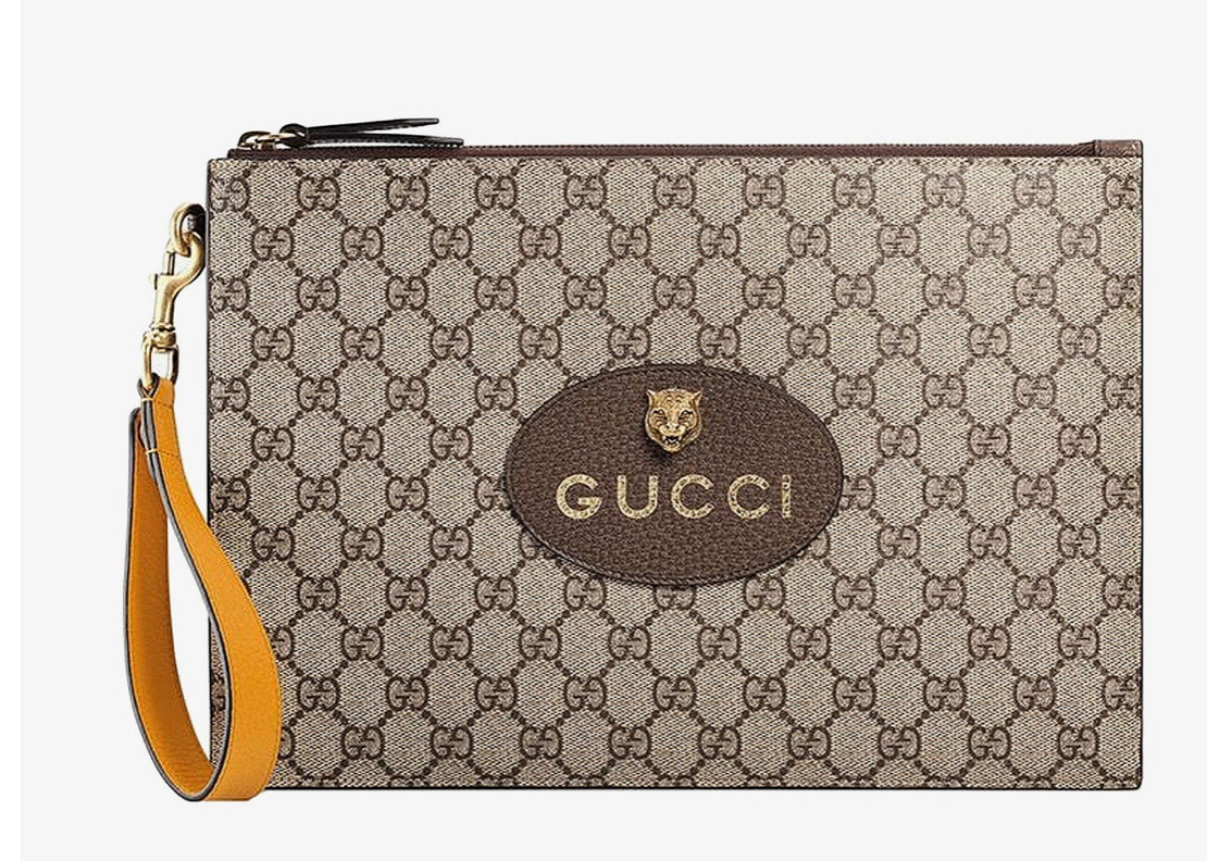 Gucci tiger gg clutch