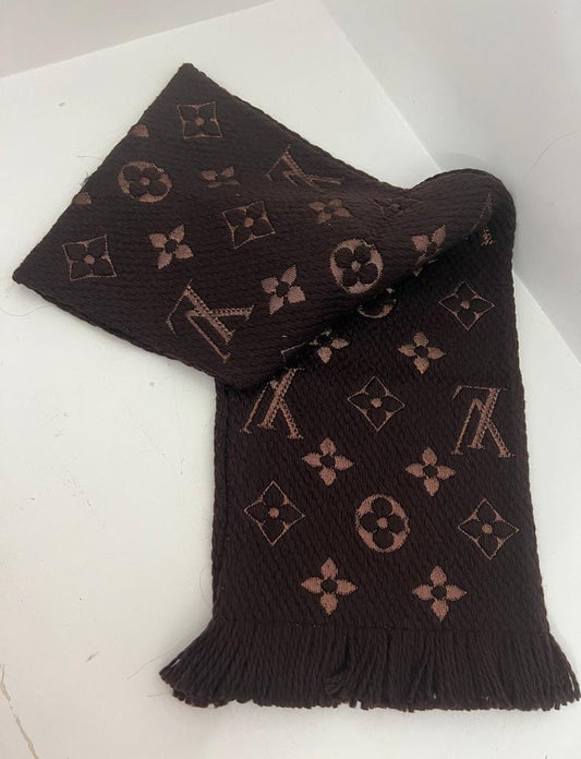 Lv louis vuitton logomania lurex scarf