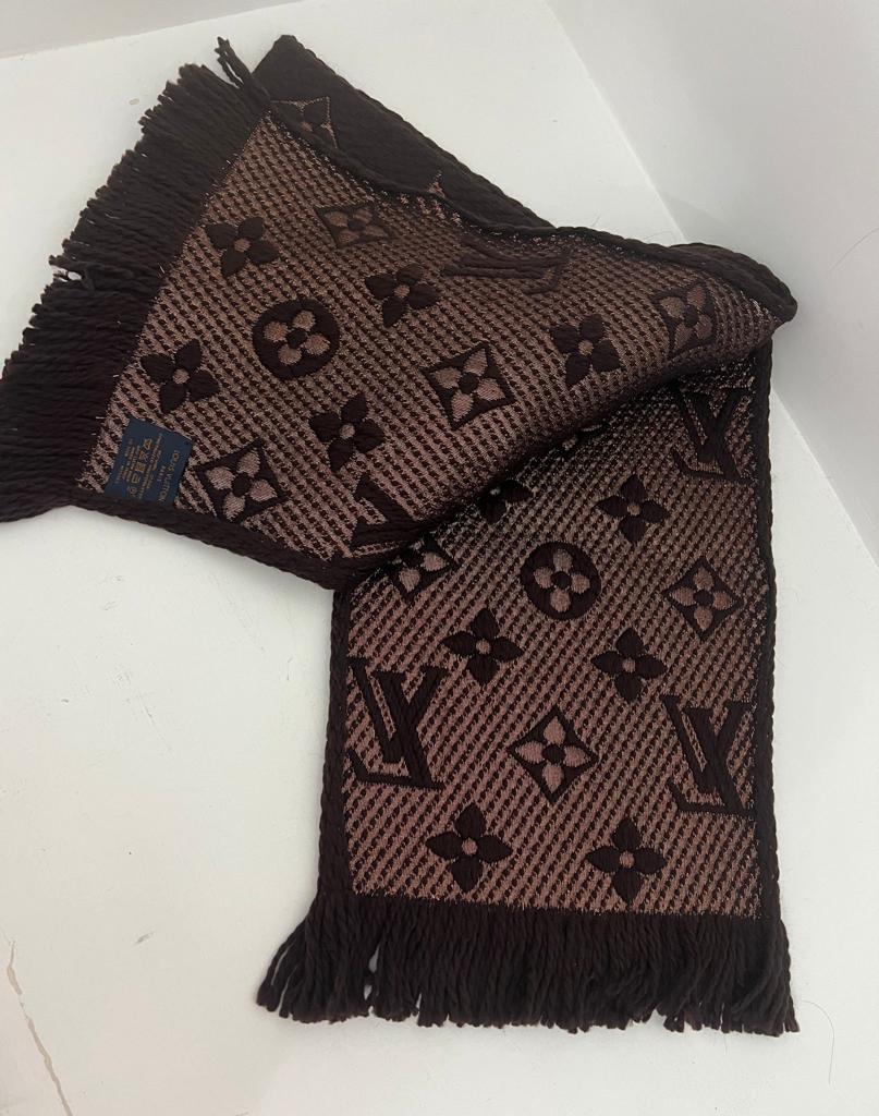 Lv louis vuitton logomania lurex scarf