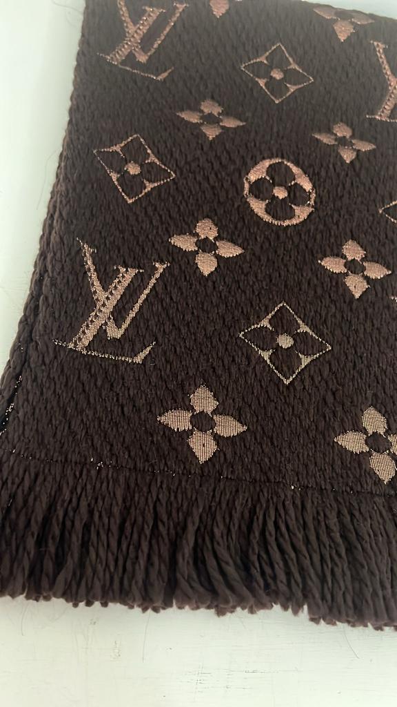 Lv louis vuitton logomania lurex scarf