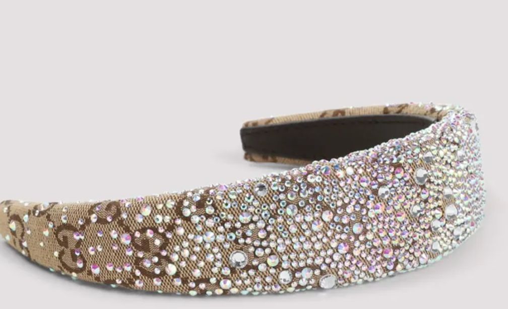 Gucci Gigi headband with crystals new