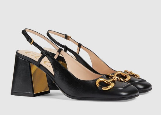 Gucci sling back 36.5