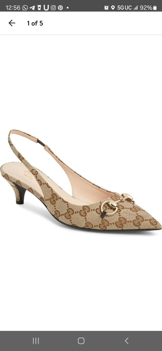 Gucci sling back 41