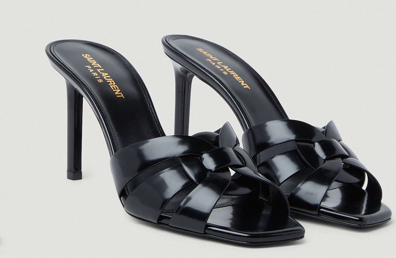 Ysl tribute mules black