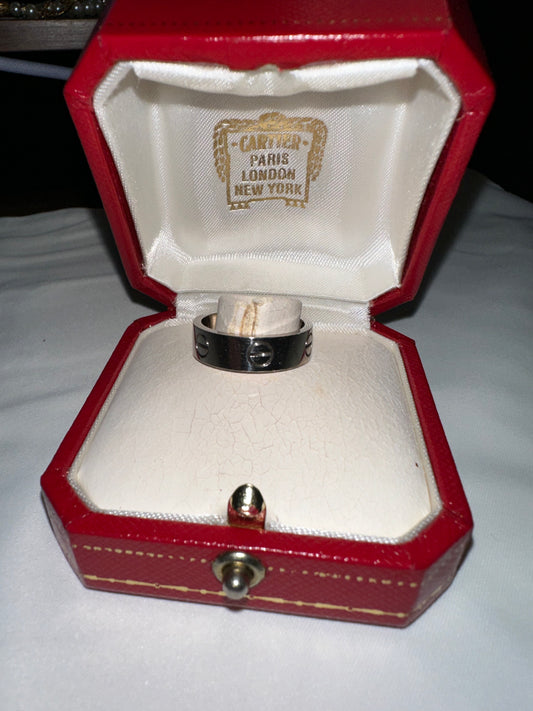 Cartier thick band/ ring size 54