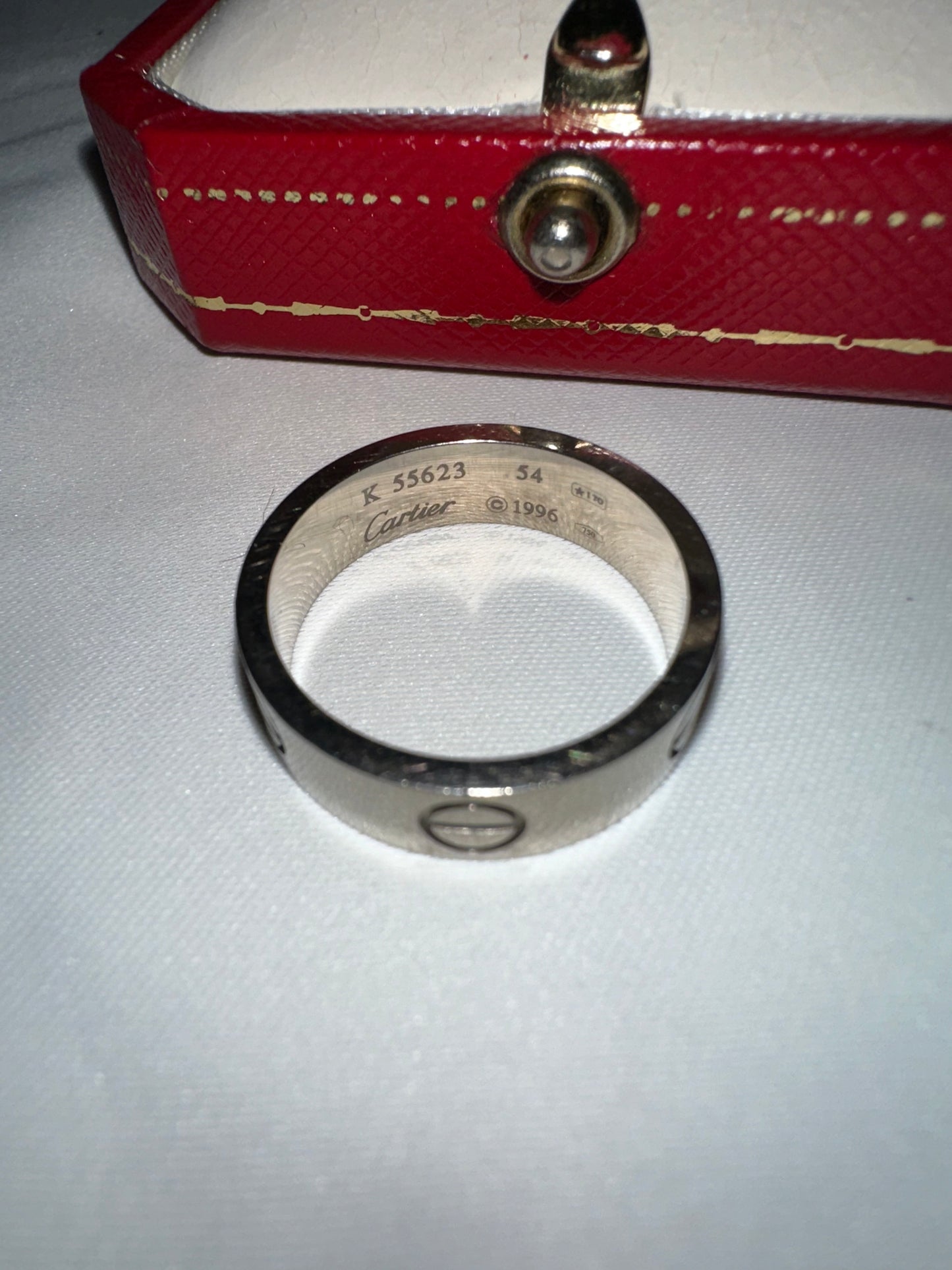 Cartier thick band/ ring size 54