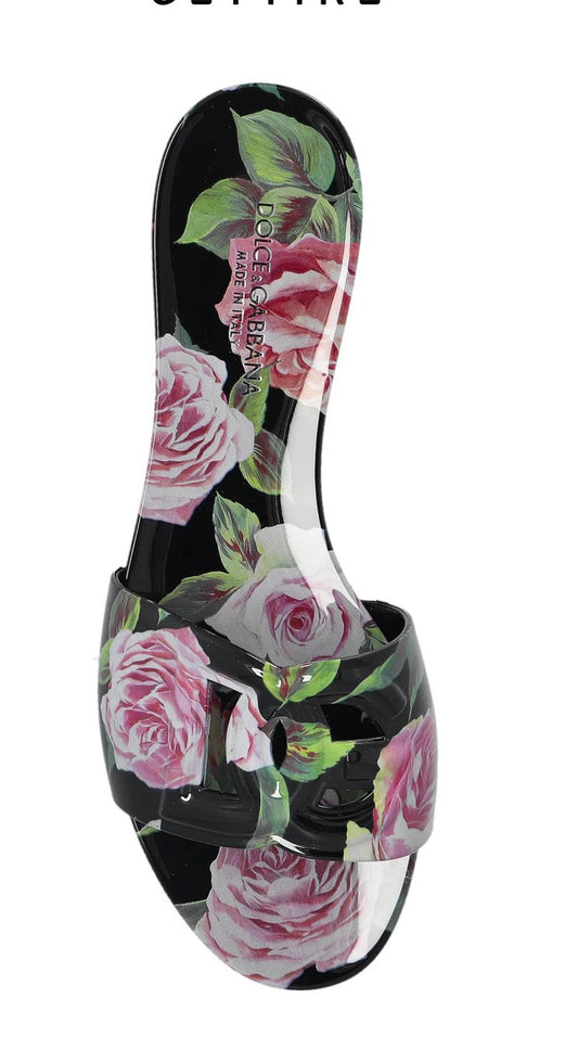 Dolce floral slides order: 2 size 40