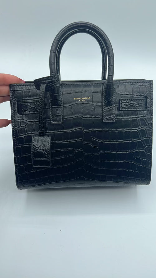 *BLACK CROCO STAMP baby for Megan