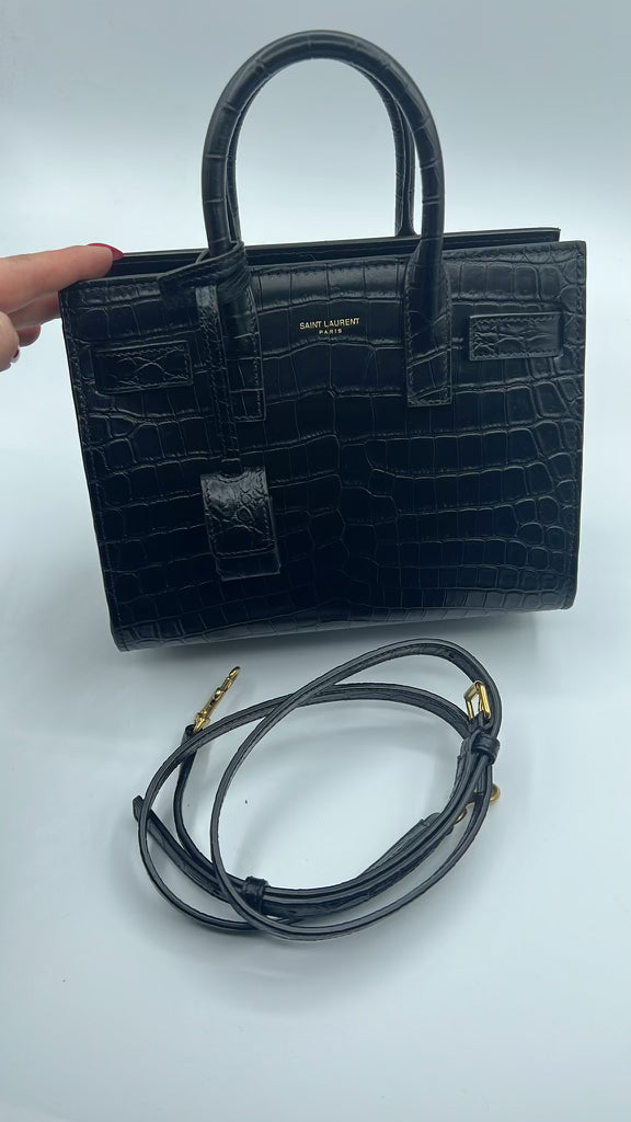 *BLACK CROCO STAMP baby for Megan