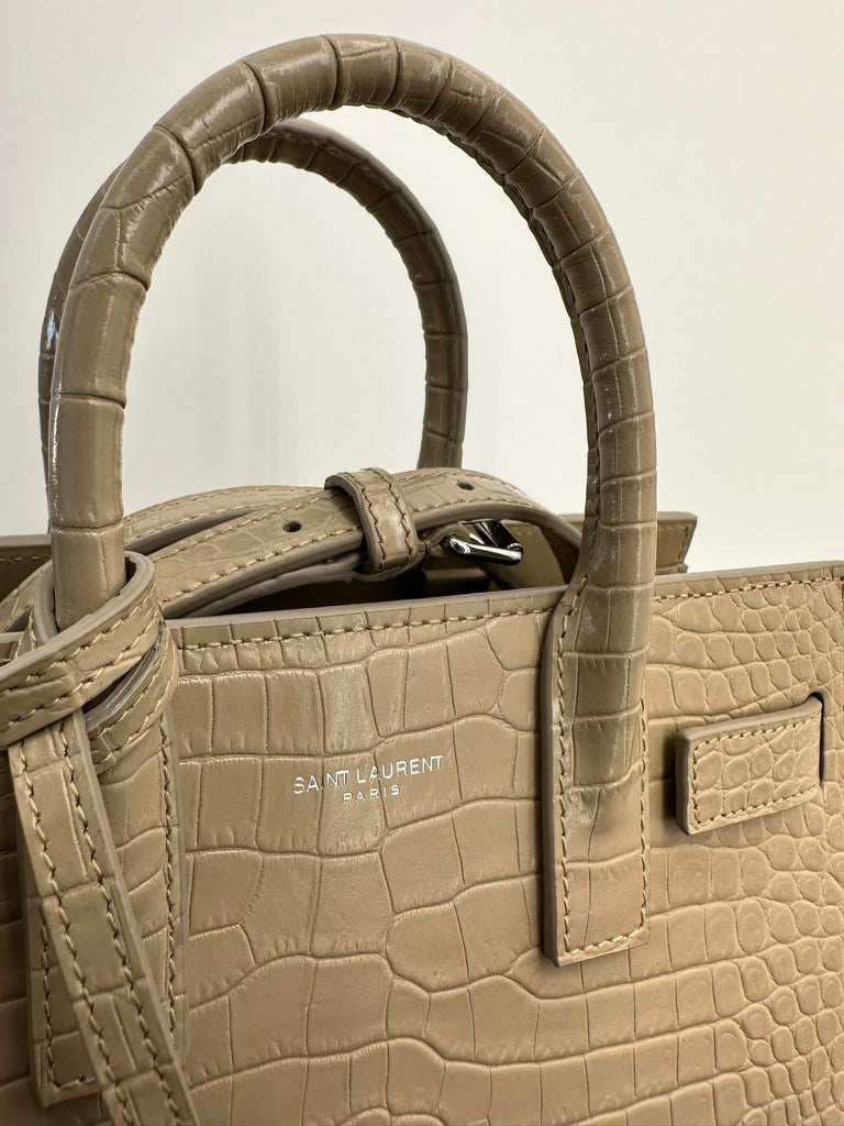 *NANO CROCO BEIGE