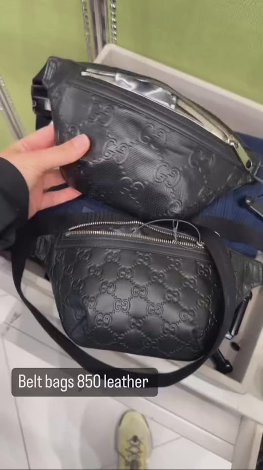 Gucci belt bag leather gg