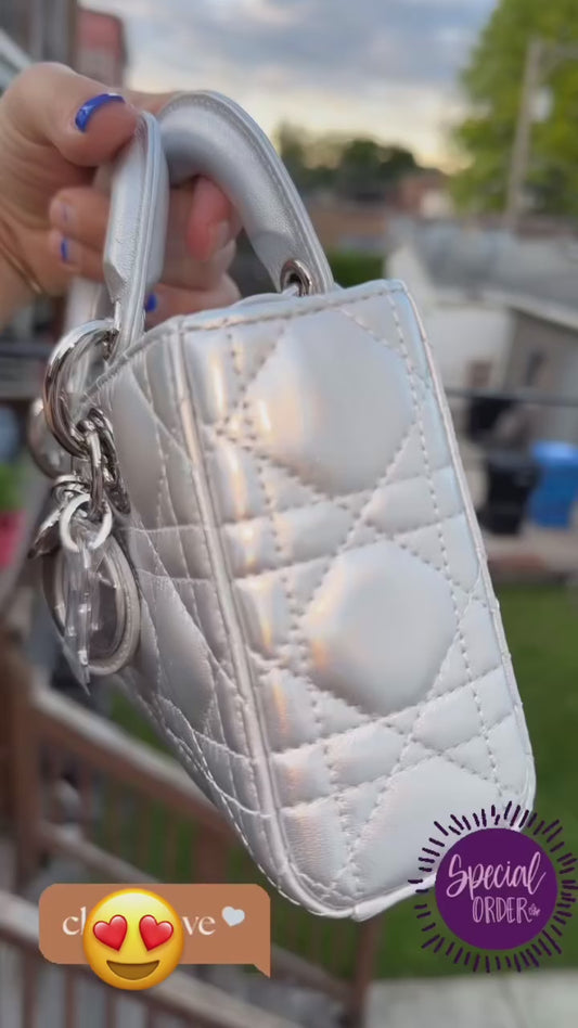 Dior Djoy small silver iridescent- balance for T